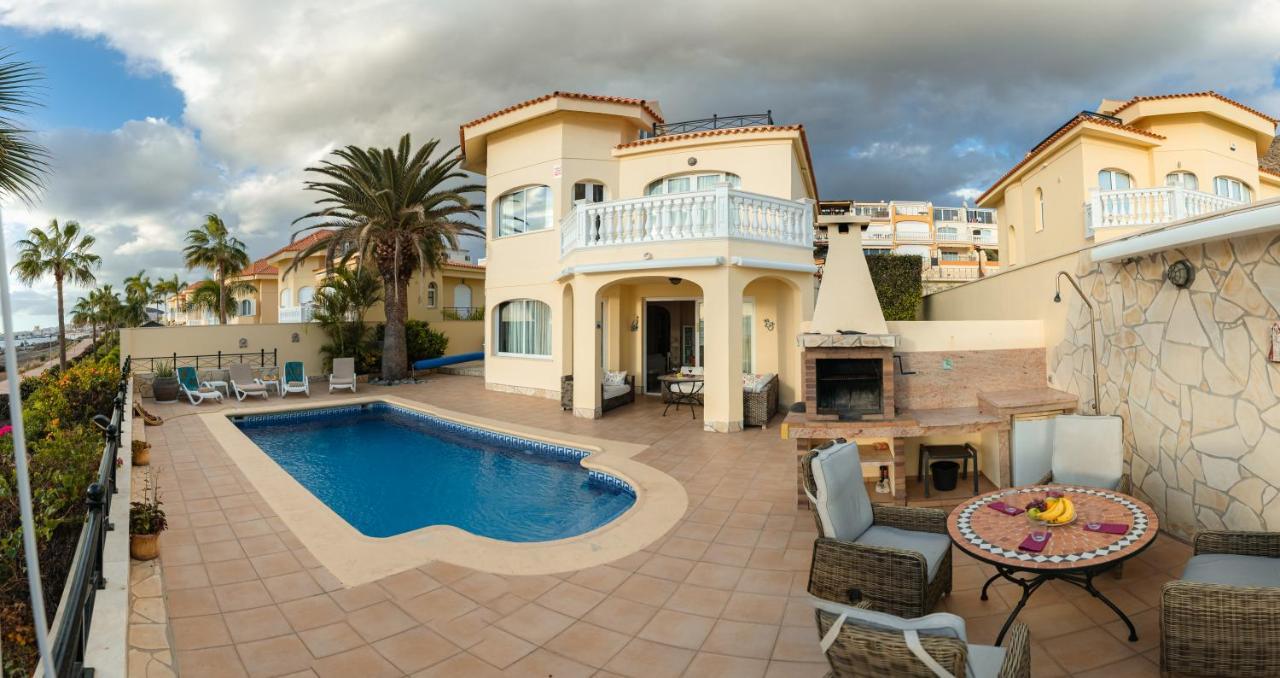 Villa Faya On The First Ocean Line With New Heated Pool Los Cristianos  Bagian luar foto