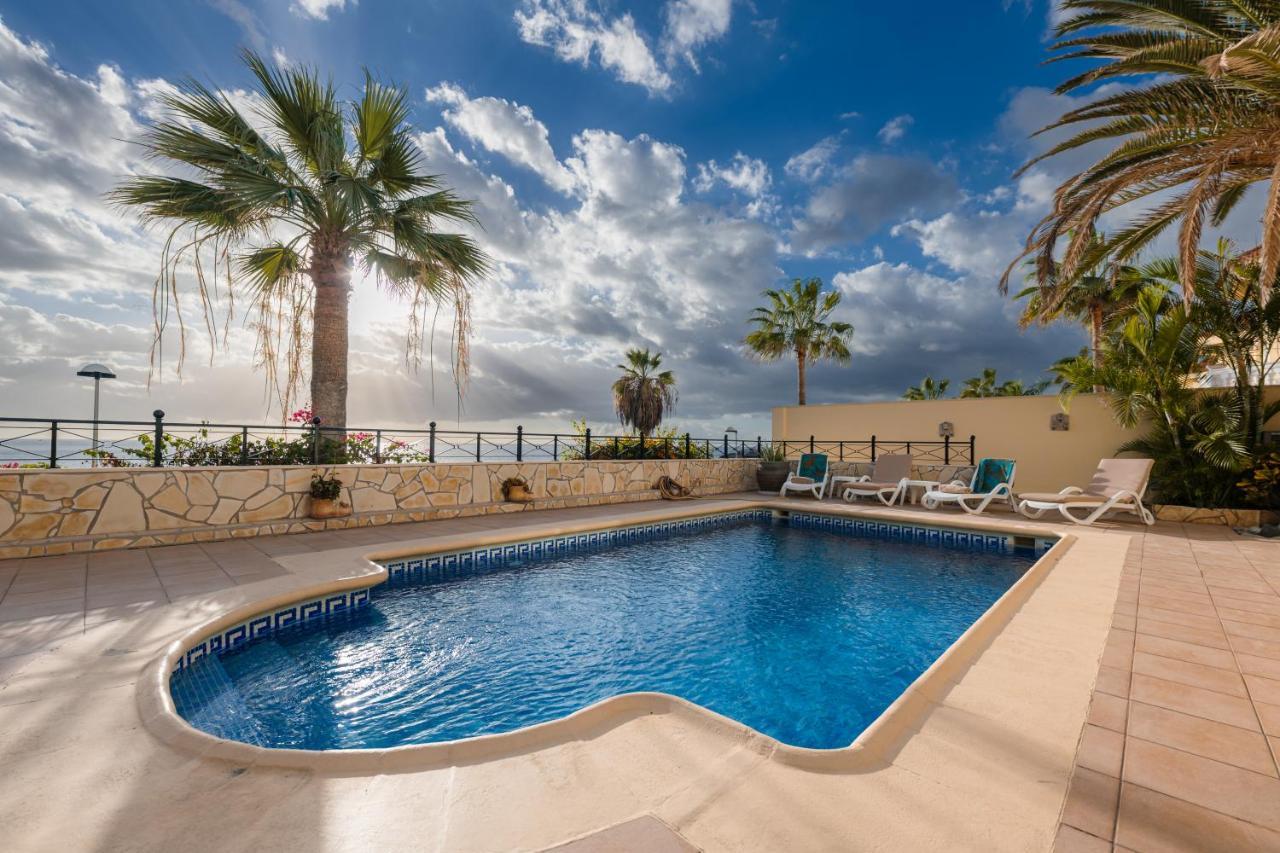 Villa Faya On The First Ocean Line With New Heated Pool Los Cristianos  Bagian luar foto